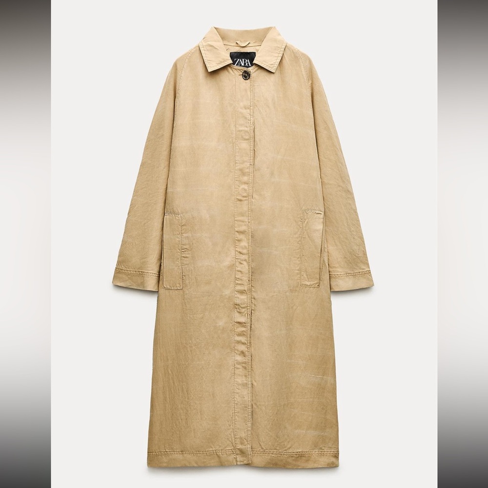 Zara fluid washed trench ZW collection - Picture 7 of 15